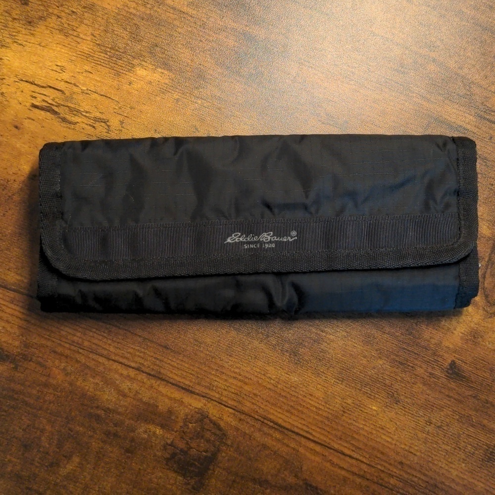 Eddie Bauer canvas jewelry travel overnight case